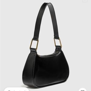 Retro Black Shoulder Bag